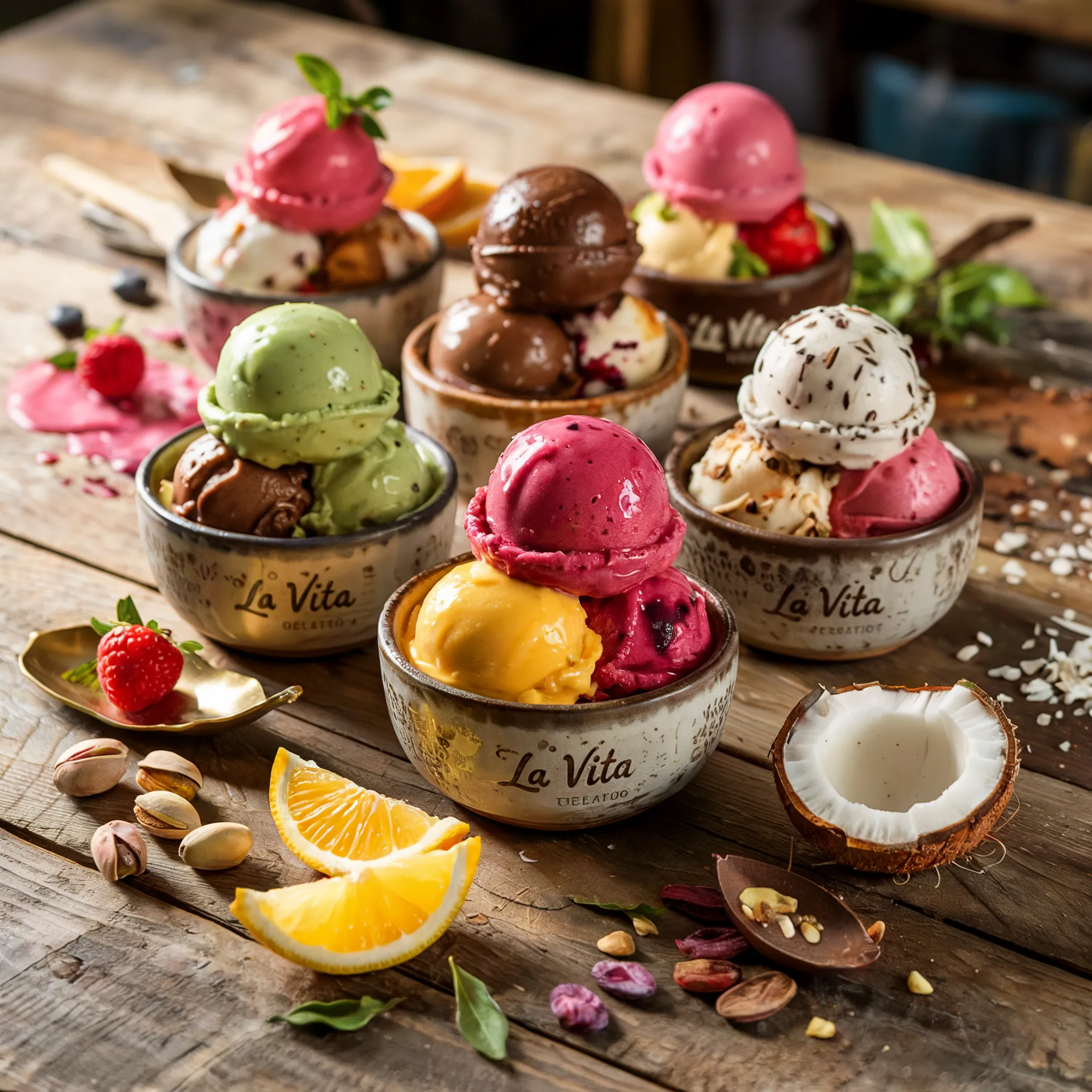 Gelato and ice cream catering in Minneapolis by La Vita Espresso