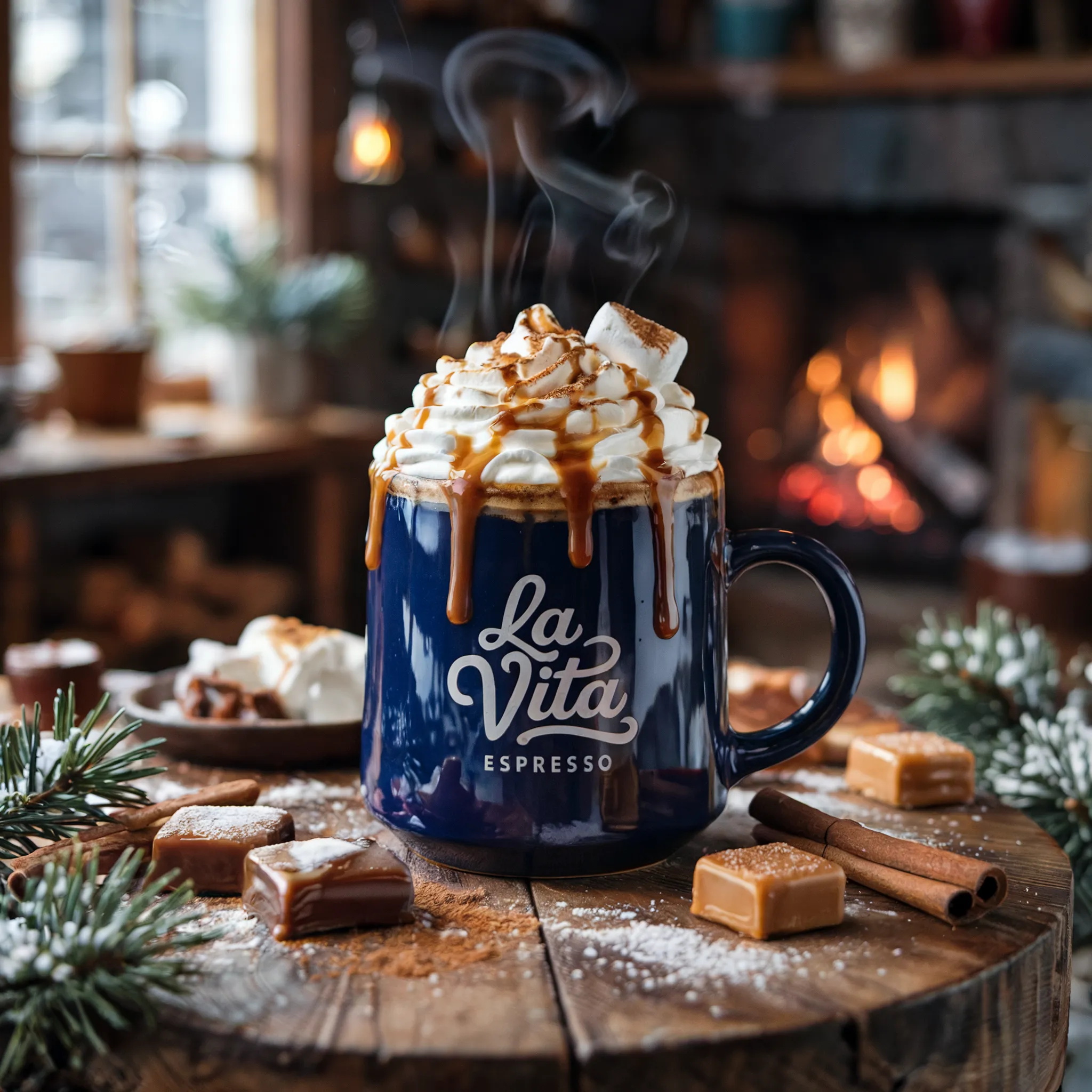 Hot cocoa bar catering in Minneapolis by La Vita Espresso